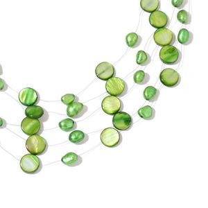 Jewelry - Green Shell, Freshwater Green Pearl Necklaces Jewelry - Green Shell, Freshwater Green Pearl Necklaces